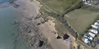Le Breizh KAM au-dessus de la plage du Bile N° 018