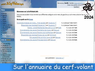LeCerfVolant.info, référencé sur Breizh kam annuaire du cerf-volant - ID N°: 33