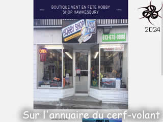 Boutique Vent en FETE HOBBY SHOP HAWKESBURY, référencé sur Breizh kam annuaire du cerf-volant - ID N°: 341