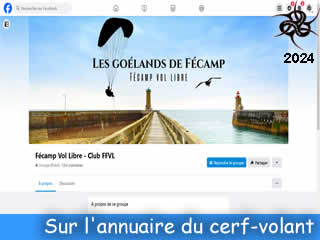 Fécamp Vol Libre - Club FFVL, référencé sur Breizh kam annuaire du cerf-volant - ID N°: 35
