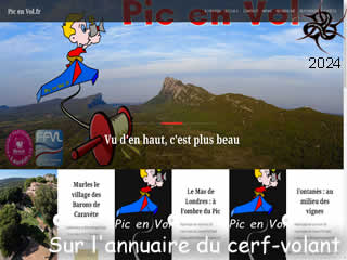 Pic en Vol.fr – Vu d'en haut, c'est plus beau, référencé sur Breizh kam annuaire du cerf-volant - ID N°: 391