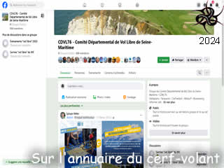 CDVL76 - Comité Départemental de Vol Libre de Seine-Maritime, référencé sur Breizh kam annuaire du cerf-volant - ID N°: 401