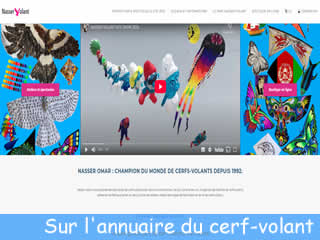 Miniature de : NasserVolant - Boutique de cerfs-volants en ligne et spectacles, r&eacute;f&eacute;renc&eacute; sur Annuaire Cerf-Volant 2026 - ID N&deg;: 422