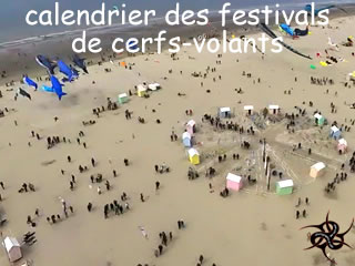 logo du calendrier des festivals de cerfs-volants en rouge via breizh-kam.fr