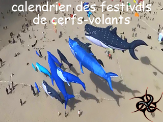 logo du calendrier des festivals de cerfs-volants en orange via breizh-kam.fr