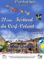 Affiche calendrier des festivals de cerfs-volants 2022 - Pontarlier - 25