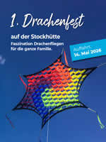 Affiche calendrier des festivals de cerfs-volants 2026 - Stockh�tte - CH