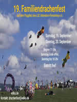 Affiche calendrier des festivals de cerfs-volants 2026 - Attendorn-Finnentrop DE