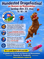 Affiche calendrier des festivals de cerfs-volants 2026 - Skansen - DK