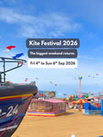 Affiche calendrier des festivals de cerfs-volants 2026 - St Annes EN