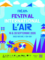 Affiche calendrier des festivals de cerfs-volants 2026 - Fr�jus - 83
