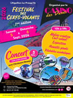 Affiche calendrier des festivals de cerfs-volants 2026 - L'Aiguillon-la-Presqu'�le (85)