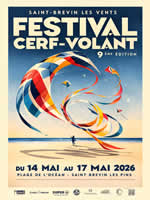Affiche pour : Saint-Brevin-les-Pins (44) - 2026, calendrier des festivals de cerfs-volants ID257