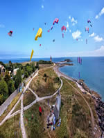 Affiche pour : Île Tatihou (50) - 2026, calendrier des festivals de cerfs-volants ID175