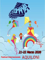 Affiche calendrier des festivals de cerfs-volants 2026 - Gubbio - IT