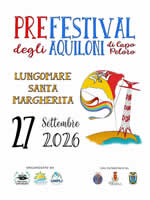 Affiche calendrier des festivals de cerfs-volants 2026 - Santa Margherita - IT