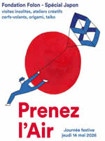 Logo de l'affiche du festival de cerfs-colants de La Hulpe, du 14-05 au 14-05-2026
