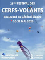 Logo de l'affiche du festival de cerfs-colants de Cayeux-sur-Mer (80), du 30-05 au 31-05-2026