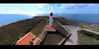 Un petit tour au-dessus du phare à la pointe des corbeaux par breizh-kam.fr sur l'île d'Yeu
